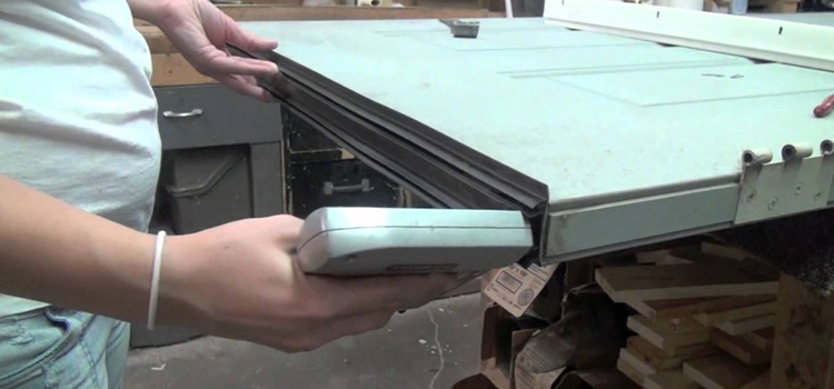 damaged steel door repair Dixon